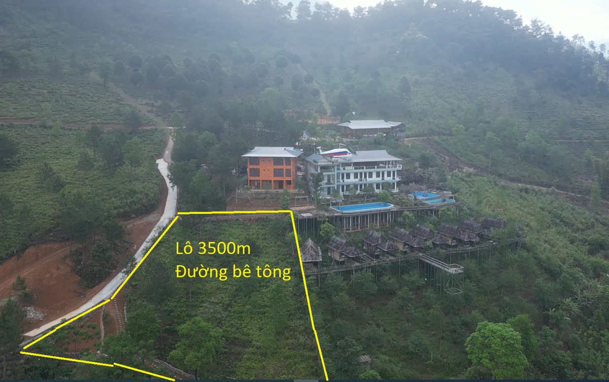 Đất view đẹp, 3500m, giáp Homestay Khoáng nóng.
