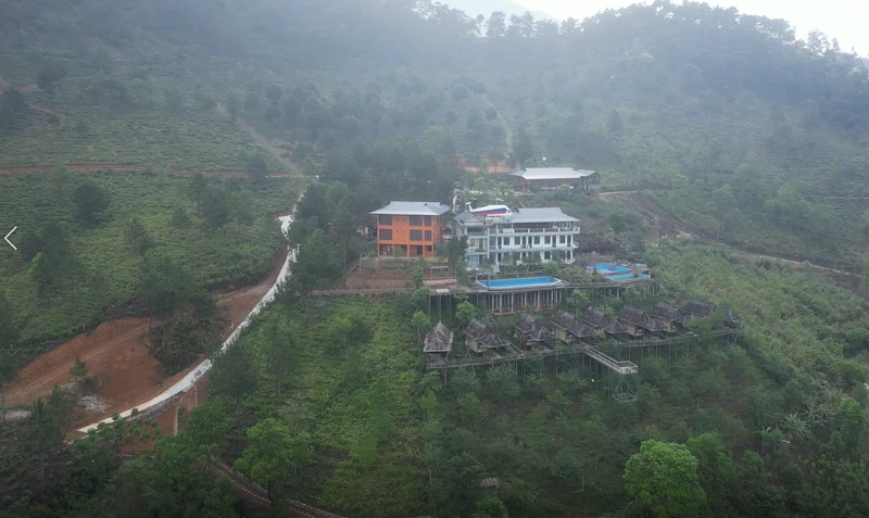 Đất view đẹp, 3500m, giáp Homestay Khoáng nóng. - ảnh 2